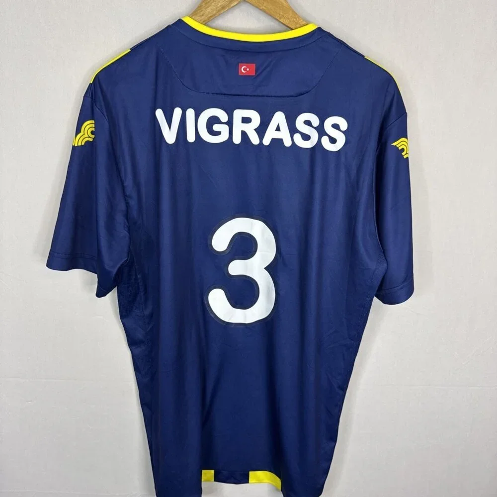 Fenerbahçe HDI Sigorta Jersey Bilcee Official Vigrass #3 XXL Volleyball‎